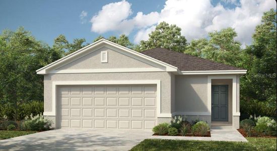 New construction Single-Family house 7420 Sandstone Dr, Groveland, FL 34736 Spruce- photo 0