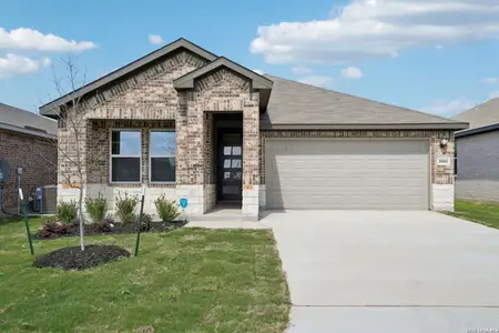 New construction Single-Family house 10003 Briceway Gap, San Antonio, TX 78254 plan The Hughes (841) - image