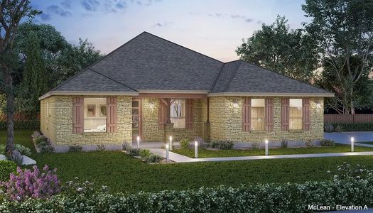 New construction Single-Family house Cedar Creek, TX 78612 plan McLean - image