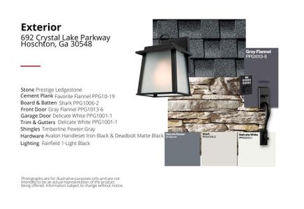 New construction Single-Family house 692 Crystal Lake Pkwy, Hoschton, GA 30548 Grandin- photo 0