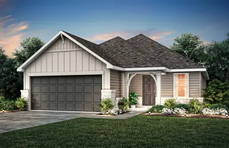New construction Single-Family house 3006 Sweetroot, New Braunfels, TX 78130 plan Becket - image
