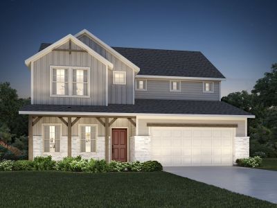 New construction Single-Family house 602 Universal Dr, Hutto, TX 78634 plan The Woodside (456) - image
