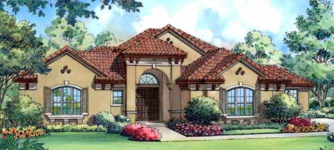 New construction Single-Family house 15 New Water Oak Dr, Palm Coast, FL 32137 plan The Courtyard III - image