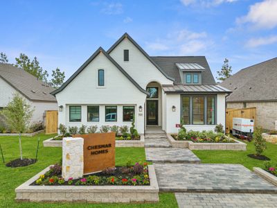 New construction Single-Family house 10022 Red Knot St, Mont Belvieu, TX 77523 plan Hampton 50' Lot - image