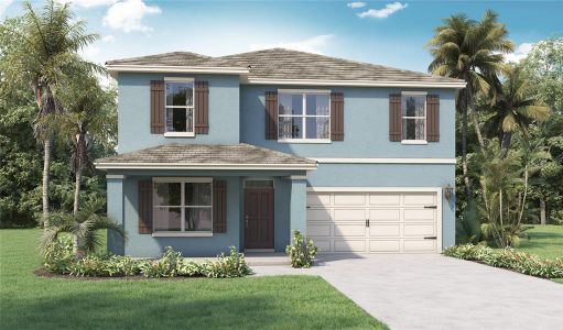 New construction Single-Family house 3903 Rory Oak Circle, Apopka, FL 32703 The Stamford- photo 0