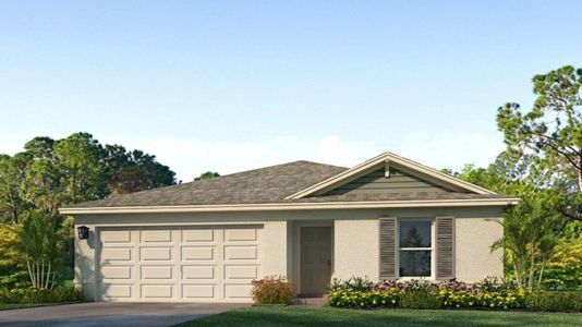 New construction Single-Family house 10972 Gentle Current Wy, Parrish, FL 34219 plan Archer II - image