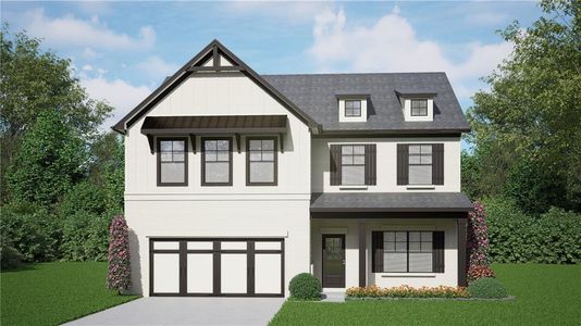 New construction Single-Family house 67 Bufflehead Pass, Jefferson, GA 30549 plan Canyon - image