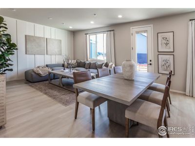 EXAMPLE PHOTO: DINING ROOM AND LIVING ROOM