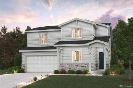 New construction Single-Family house 4236 Canyata Drive, Elizabeth, CO 80107 Silverthorne | Residence 39206- photo 0