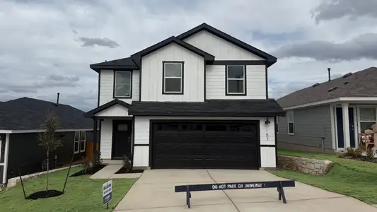 New construction Single-Family house 157 Schuenemann Wy, Uhland, TX 78640 plan The Davis - image