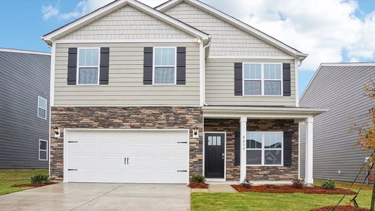 New construction Single-Family house 3453 Buck Court, Gastonia, NC 28056 Belhaven- photo 0