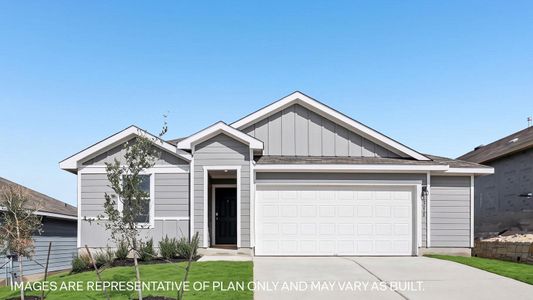 New construction Single-Family house 116 Caddo Bnd, Kyle, TX 78640 plan The Baylor - image