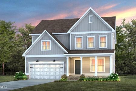 New construction Single-Family house 2113 Saunders Farm Wy, Willow Spring, NC 27592 - image