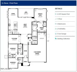 New construction Single-Family house 13444 W Claret Cup Rd, Peoria, AZ 85383 Dove- photo 1 1