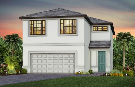 New construction Single-Family house 9625 Chora Tunel Wy, Lake Worth, FL 33467 plan Trailside - image