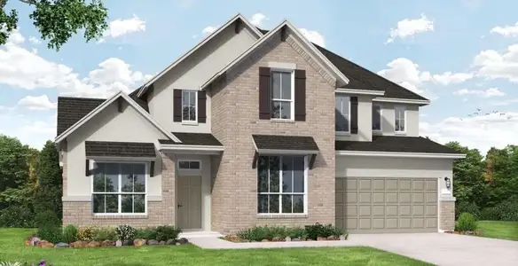 New construction Single-Family house 125 Smoke Signal Ct, Liberty Hill, TX 78642 plan Haskell - image