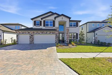 New construction Single-Family house 9522 Seagrass Port Pass, Wesley Chapel, FL 33545 plan Mira Lago - image