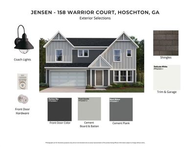 New construction Single-Family house 158 Warrior Ct, Hoschton, GA 30548 - image