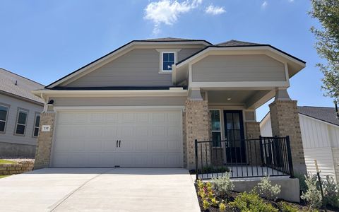 New construction Single-Family house 232 Wild Honeysuckle Wy, San Marcos, TX 78666 plan Pomona - image