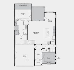 Structural options added include: bed 4 with bath 3, extended owner's suite, slide in tub at owner's bath, study with additional windows in place of flex, gourmet kitchen 2, 12' pop-up ceiling at game room, and horizontal railing at stairs.