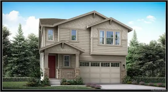 New construction Single-Family house 14581 Hudson St, Thornton, CO 80602 plan Peak - image