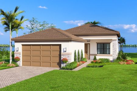 New construction Single-Family house 12320 Sw Calm Pointe Ct, Port St. Lucie, FL 34987 plan Monacello II - image
