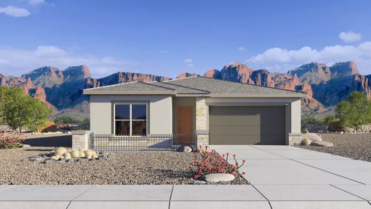 New construction Single-Family house 15476 W Desert Hollow Dr, Surprise, AZ 85387 null- photo 1 1