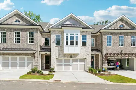 New construction Townhouse house 5679 Broad River Vw, Unit 438, Peachtree Corners, GA 30092 plan The Ellington - image