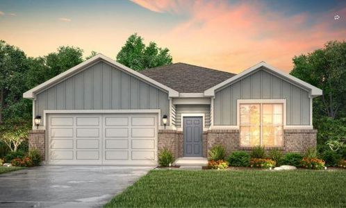 New construction Single-Family house 622 Cherry Tree Dr, La Marque, TX 77568 plan Brazos - 50'S - image