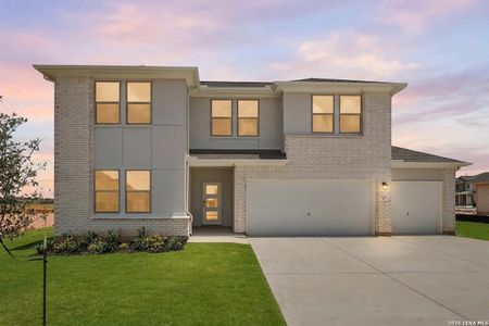 New construction Single-Family house 17434 Yellow Pine Dr, Elmendorf, TX 78112 plan Donley - image