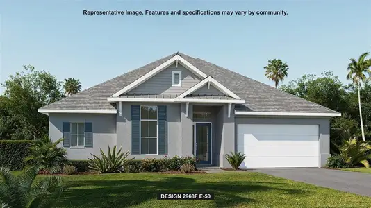 New construction Single-Family house 8159 Roll Tide Ter, Parrish, FL 34219 plan 2968F - image