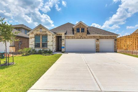 New construction Single-Family house 2508 Seneca Lake, Texas City, TX 77568 Santorini- photo 0