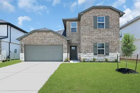 New construction Single-Family house 3975 Bisley Hills Bnd, Fulshear, TX 77441 MIDLAND- photo 0