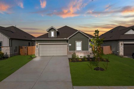 New construction Single-Family house 141 Ayres Horn, Cedar Creek, TX 78612 plan Ellis - image
