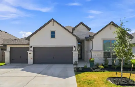 New construction Single-Family house 1619 Dunvegan Park, Bulverde, TX 78163 plan Franklyn - image