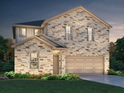 New construction Single-Family house 6501 Dragride Road, Buda, TX 78610 The Winedale (880)- photo 0