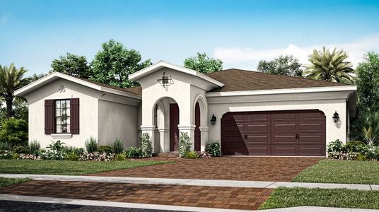 New construction Single-Family house 19062 Wood Stork Way, Loxahatchee, FL 33470 Coriander- photo 0