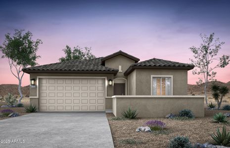 New construction Single-Family house 42865 W Peters Dr, Maricopa, AZ 85138 Verbena- photo 0