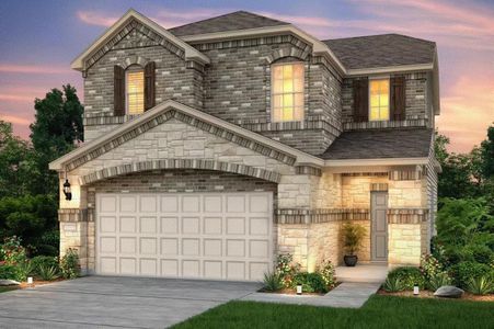 New construction Single-Family house 145 Harbors Ln, Leander, TX 78641 Nelson- photo 0