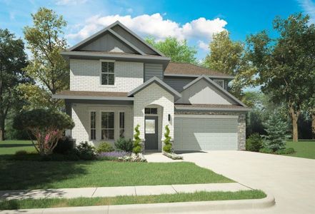 New construction Single-Family house 116 Spirit St, Elgin, TX 78621 Stanley II | Trinity Ranch- photo 0