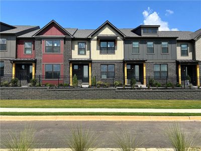 New construction Townhouse house 255 Barracks Wy, Unit 875, Hoschton, GA 30548 plan Glen - image