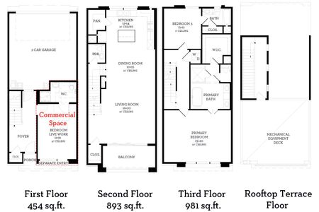 New construction Townhouse house 3824 Berkman Dr, Austin, TX 78723 - image 4