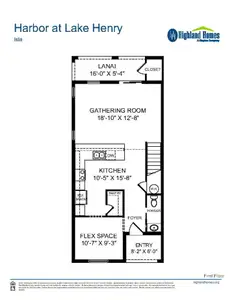 New construction Single-Family house 345 Wharf Wy, Winter Haven, FL 33881 plan Isla - image