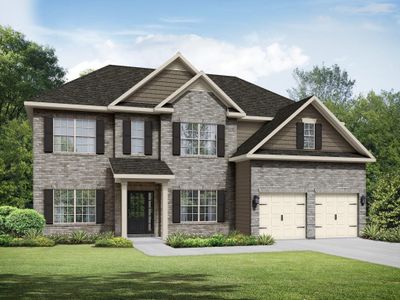 New construction Single-Family house 3260 Lions Ruby Ln, Atlanta, GA 30349 plan The Wendell - image