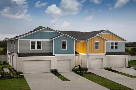 New construction Townhouse house 3868 King Hill Drive, Haines City, FL 33844 Tulum- photo 0