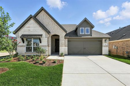 New construction Single-Family house 921 Alberta Spruce Rd, Fort Worth, TX 76247 plan Oleander - image