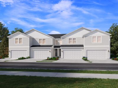 New construction Townhouse house 3774 Cairo Wy, Middleburg, FL 32068 plan Hampton - image