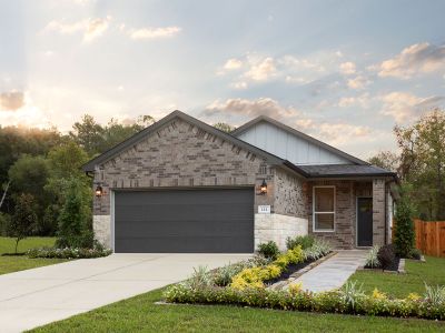 New construction Single-Family house 387 Sunrise Ranch Dr, Montgomery, TX 77316 plan The Olympic (380) - image