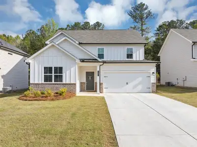 New construction Single-Family house 681 Summerwood Ln, Dawsonville, GA 30534 Harding- photo 0