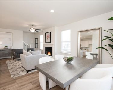 New construction Townhouse house 267 Barracks Wy, Unit 878, Hoschton, GA 30548 plan Holly - image 14